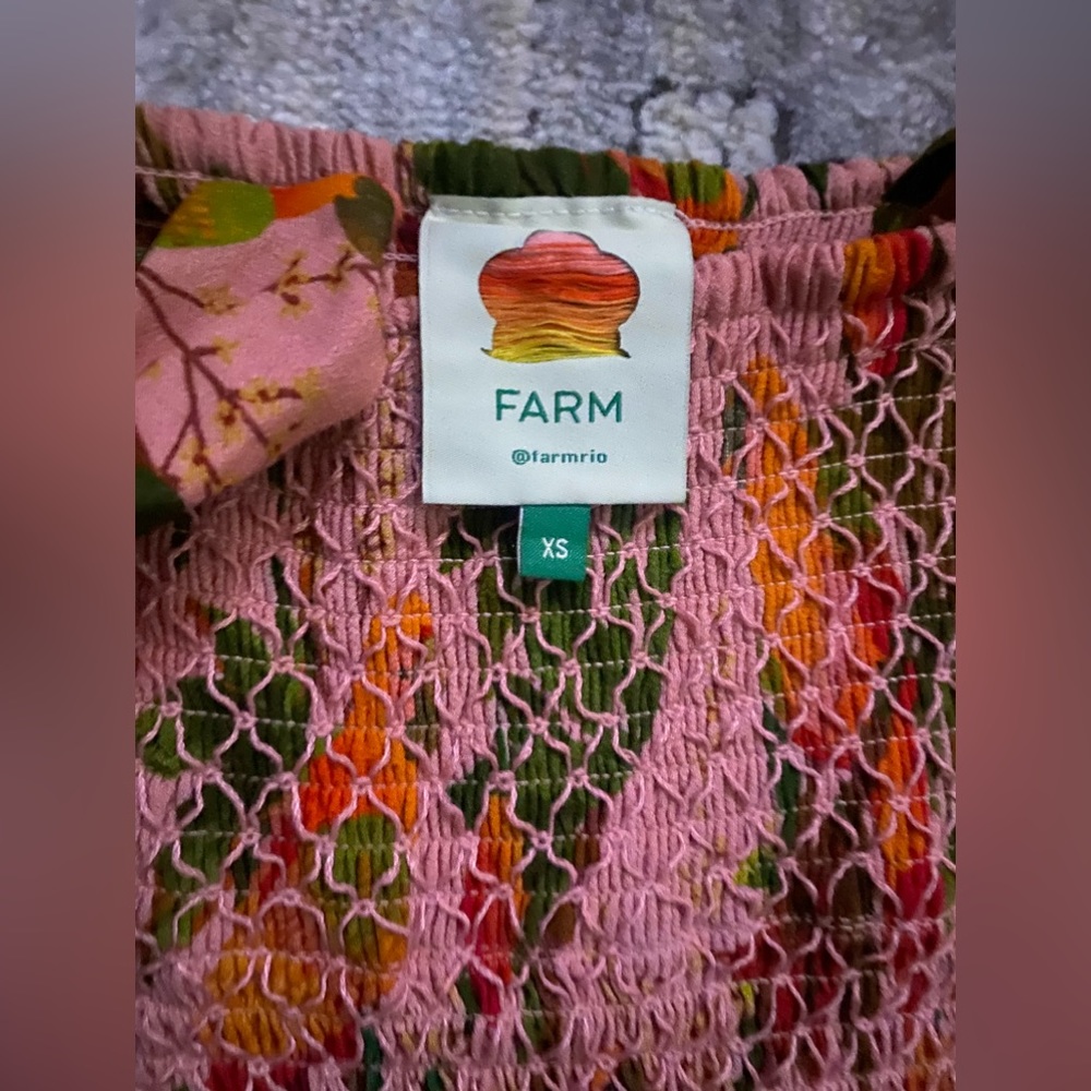 FARM Rio Pink Mango Trees Dress - Picture 12 of 12